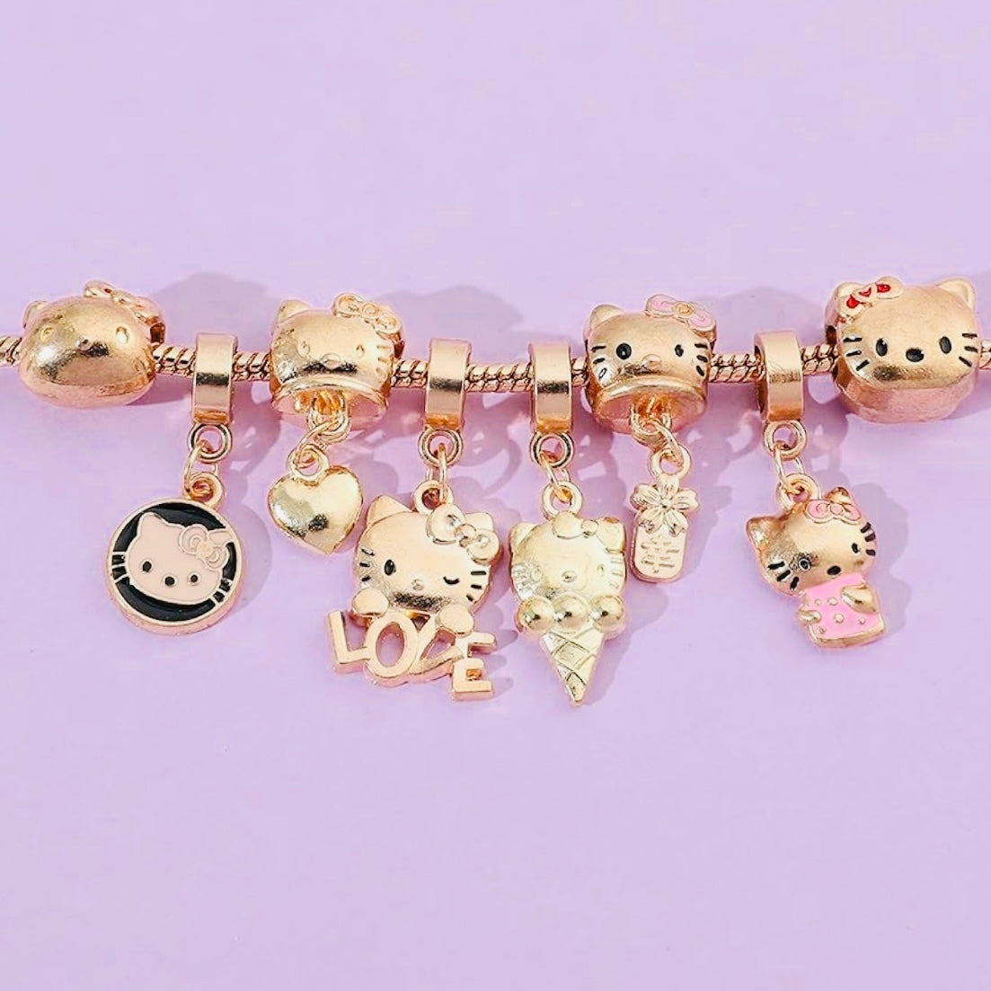 Purchases Hello kitty breabrick series 18 & Disney charm gold version