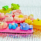 Kawaii Characters Professional Multi-color Handcrafted Press On Nails, Reusable 12 Times.