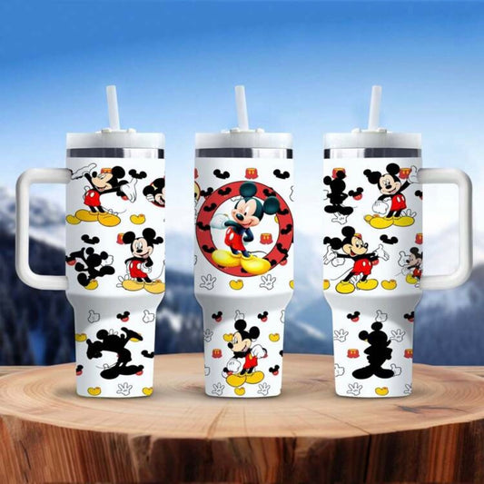 Vintage Disney Collectible Mickey Mouse 40oz Insulated Tumbler - Hot/Cold Drinkware