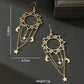 Sun star moon gold hypoallergenic dangle earrings