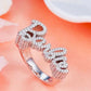 Sparkling 925 Silver Barbie Ring - Elegant & Glamorous Jewelry for Every Fashionista