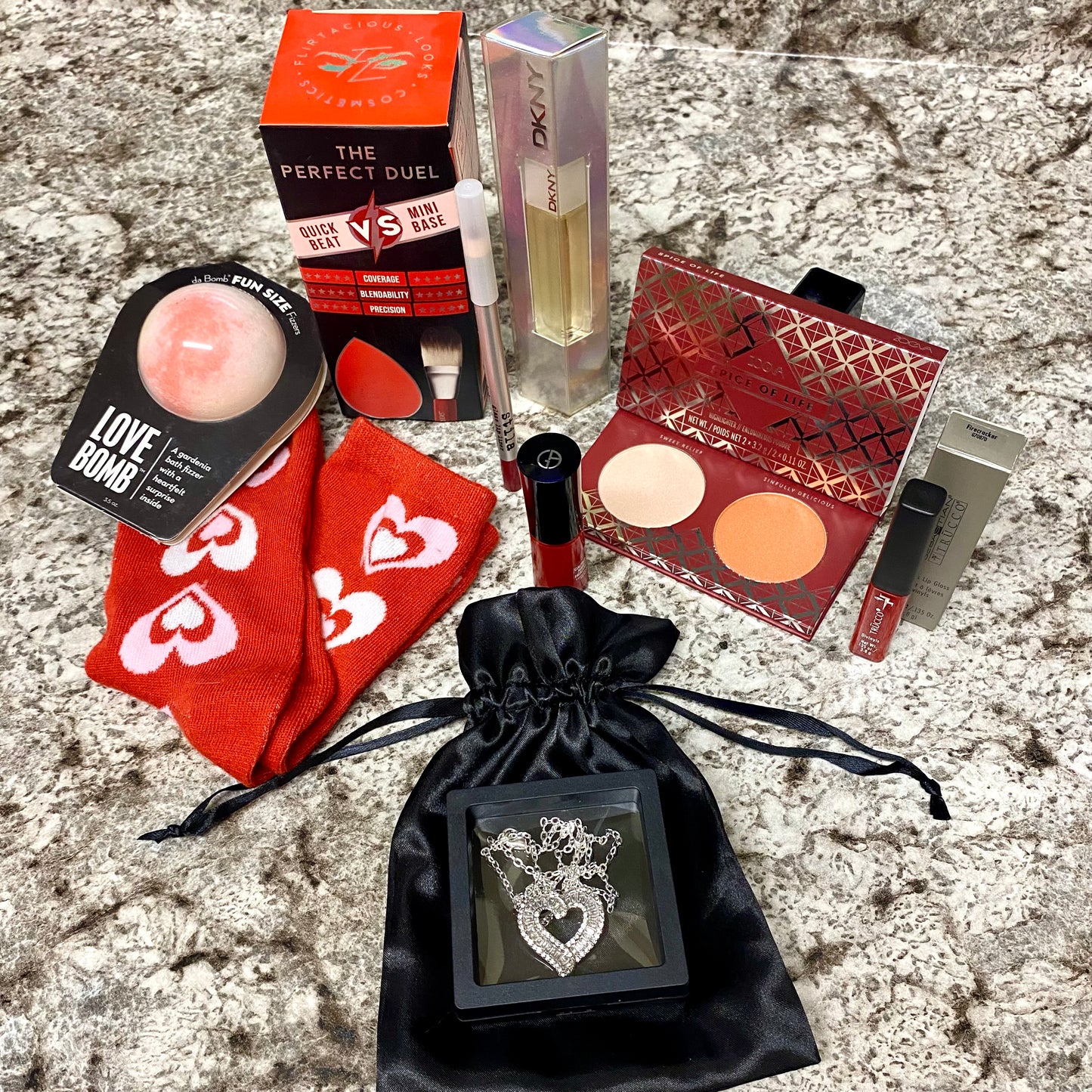 Luxury Valentine’s Beauty, Fine Jewelry & Pampering Spa Gift Box For Her.