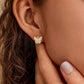 10k Gold Butterfly Huggie Earrings with CZ Crystals – Dainty Luxe Sparkle