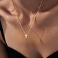 14k Gold Dainty Cross Pendant Necklace, Elegant Gift For Her