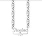 Custom 14k Vermeil Gold, Silver Or Rose Gold Diamond Cut 3D Name Necklace