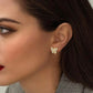 10k Gold Butterfly Huggie Earrings with CZ Crystals – Dainty Luxe Sparkle