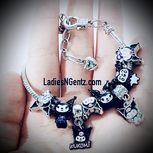 Anime Kawaii Sanrio Hello Kitty Bracelet Charms Metal Beads Making Kit Kids  Gift Jewelry Accessories - Walmart.com