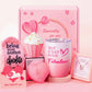 Dive into a world of luxury with our Fabulous Indulgence Gift Set. Specially curated for Valentine’s Day, this set includes a plush ‘Bring Me Some Chocolate’ sock, a heart-shaped handcrafted soap, an elegant tumbler inscribed with ‘Not A Day Over Fabulous’, a cupcake-shaped bath bubble bomb with sprinkles on top and last but definitely not least, to the best part of this luxury gift set which pays for the entire box two times over, You are also getting a 100% 925. Sterling Silver Diamond Cut Angel