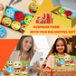 Emoji Bath Bombs for Kids & Adults – All-Natural, Vegan, Sensitive Skin Friendly, 6 Piece Fun Gift Set