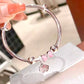 Elegant Hello Kitty Sterling Silver Charm Bracelet - Kawaii Jewelry for All Ages