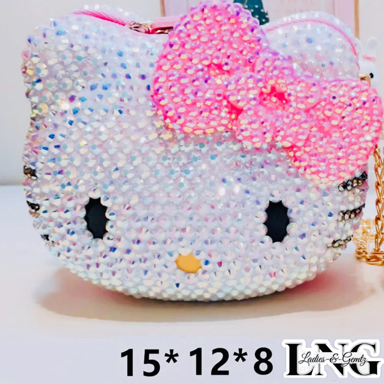 Hello Kitty Purse Portable Cosmetic Bag Women Bag Makeup Purse for Wom|  Lusy Store LLC