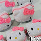 Kawaii Hello Kitty Crystal Sapphire Blinged Out bolso de gato ajustable, bolso de noche, bolso crossbody / Edición limitada, coleccionable