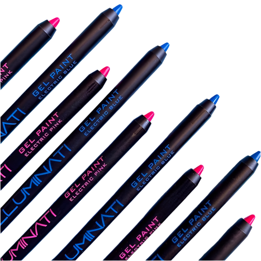 Illuminati Gel Paint 24 Hr. Eyeliner Duo Set In Electric Blue & Electric Pink