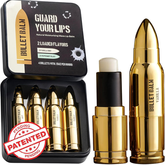 Bullet Balm for Men – Vegan Ammo for Your Lips | Bold Moisture, Zero Apologies