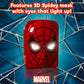 Marvel Spider-Man Mini Fridge with Light-Up Eyes - 6L Hot/Cold Cooler, 120v