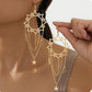 Sun star moon gold hypoallergenic dangle earrings