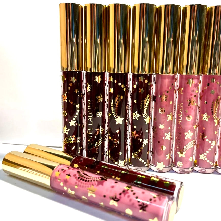 Limited Edition Crystal Pink & Divine Plum Lip Gloss - Choose Your Shade or Duo Set