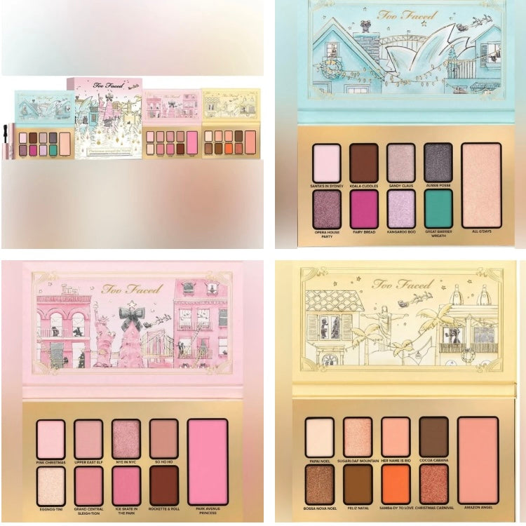 Too Faced Christmas Around The World Holiday Gift Set limited-edition