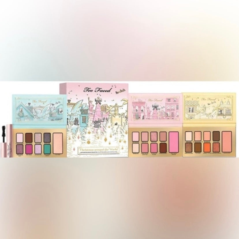 Too Faced Christmas Around The World Holiday Gift Set limited-edition