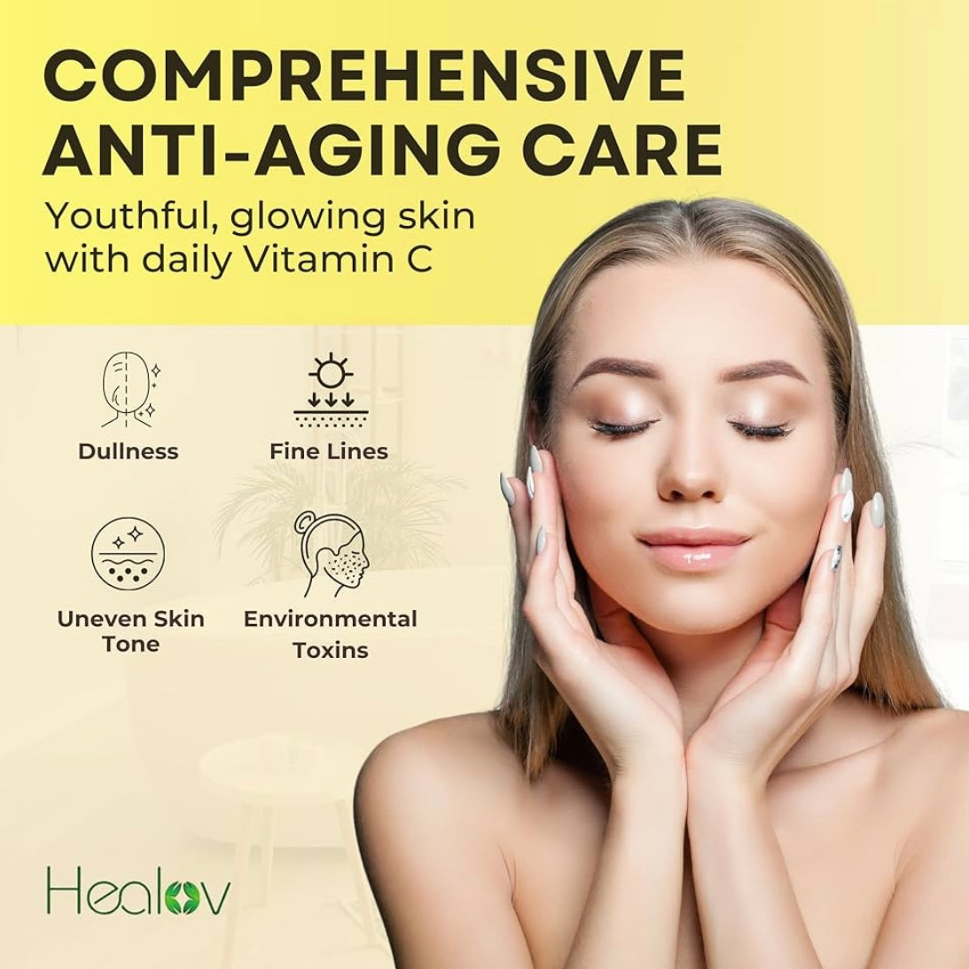 Korean Beauty Vitamin C youthful Skincare Set – 4 Piece Brightening & Anti-Aging Collection