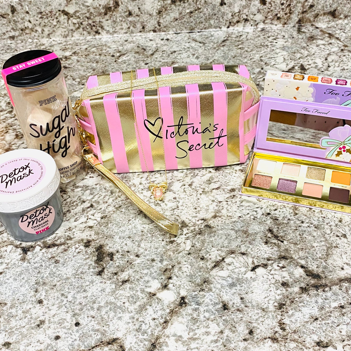 Victoria’s Secret Sugar Rush Luxury Beauty & Fine Jewelry Gift Bundle, Free Shipping