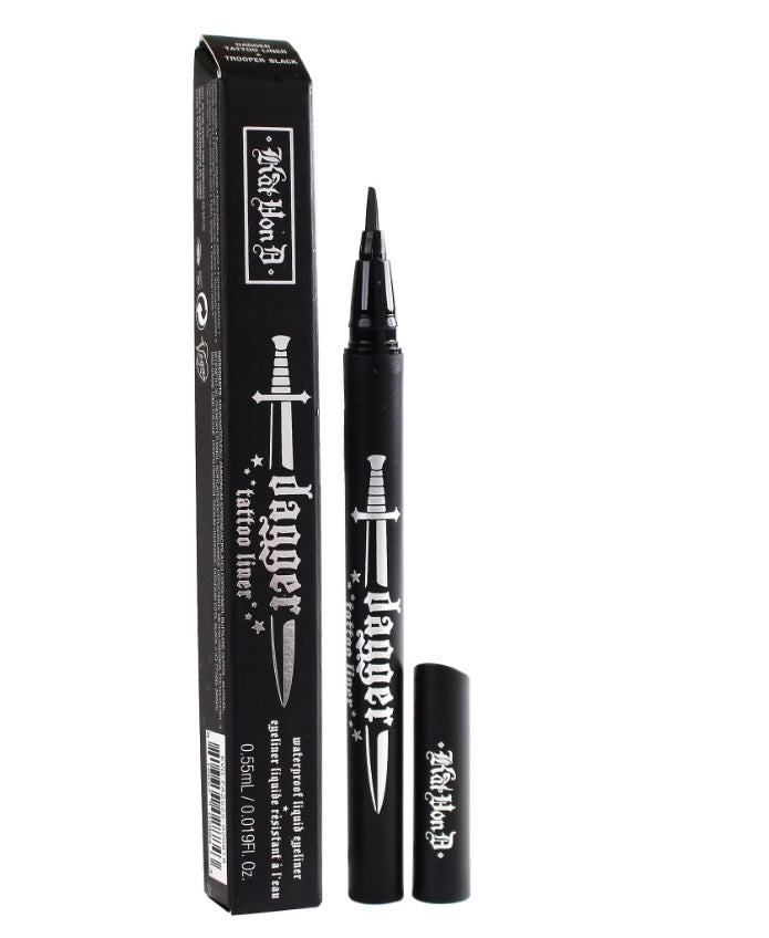 Kat Von D Dagger Tattoo Waterproof Eyeliner In Trooper Black