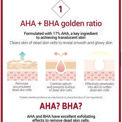 Radiant Skin Revival: All-Natural AHA + BHA Professional Vampire Facial Peel