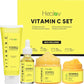 Korean Beauty Vitamin C youthful Skincare Set – 4 Piece Brightening & Anti-Aging Collection