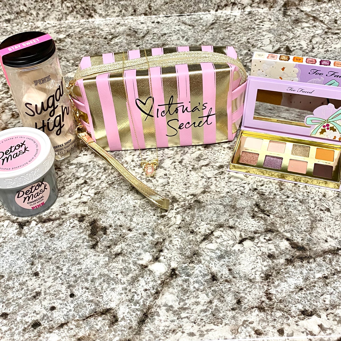 Victoria’s Secret Sugar Rush Luxury Beauty & Fine Jewelry Gift Bundle, Free Shipping