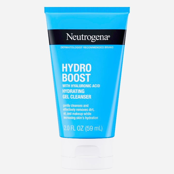 Neutrogena Hydro boost Hyaluronic Acid Hydrating Facial Gel Cleanser, 2oz. Full size￼
