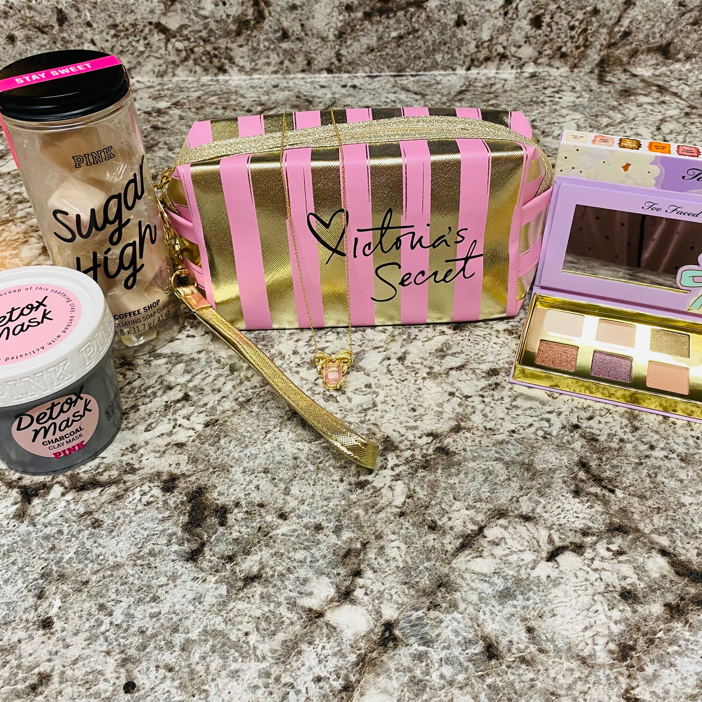 Victoria’s Secret Sugar Rush Luxury Beauty & Fine Jewelry Gift Bundle, Free Shipping