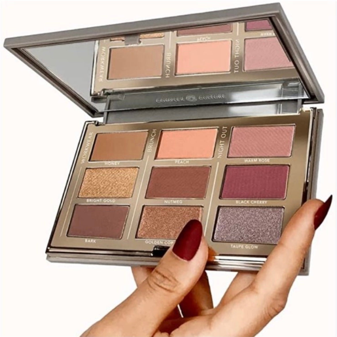 Complex culture full time edit 2 luxury eyeshadow palette 9 matte and shimmer highly pigmented colors. Made for all skin types