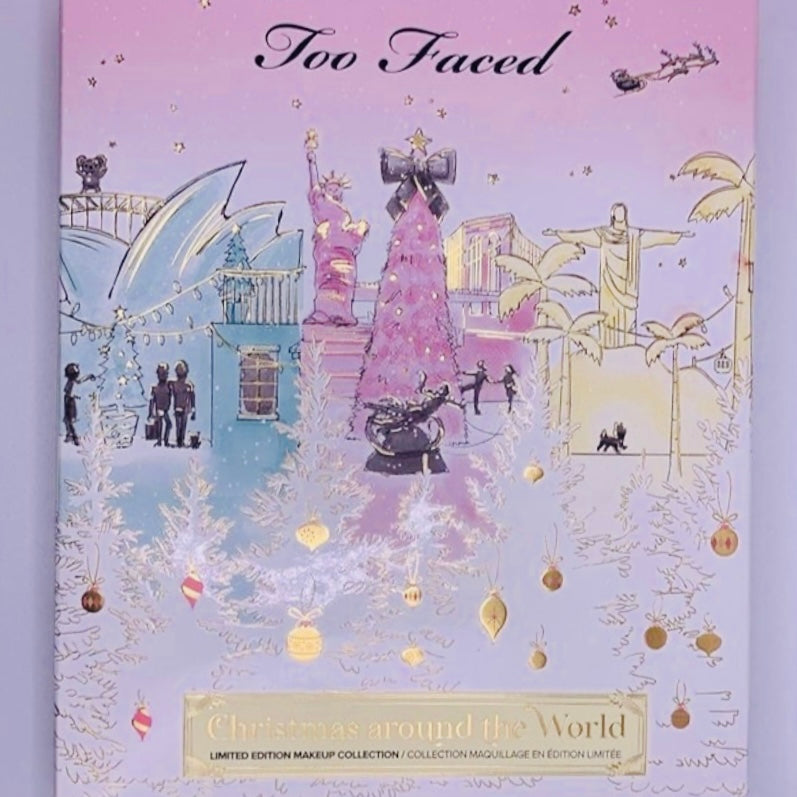 Too Faced Christmas Around The outlet World Holiday Gift Set limited-edition