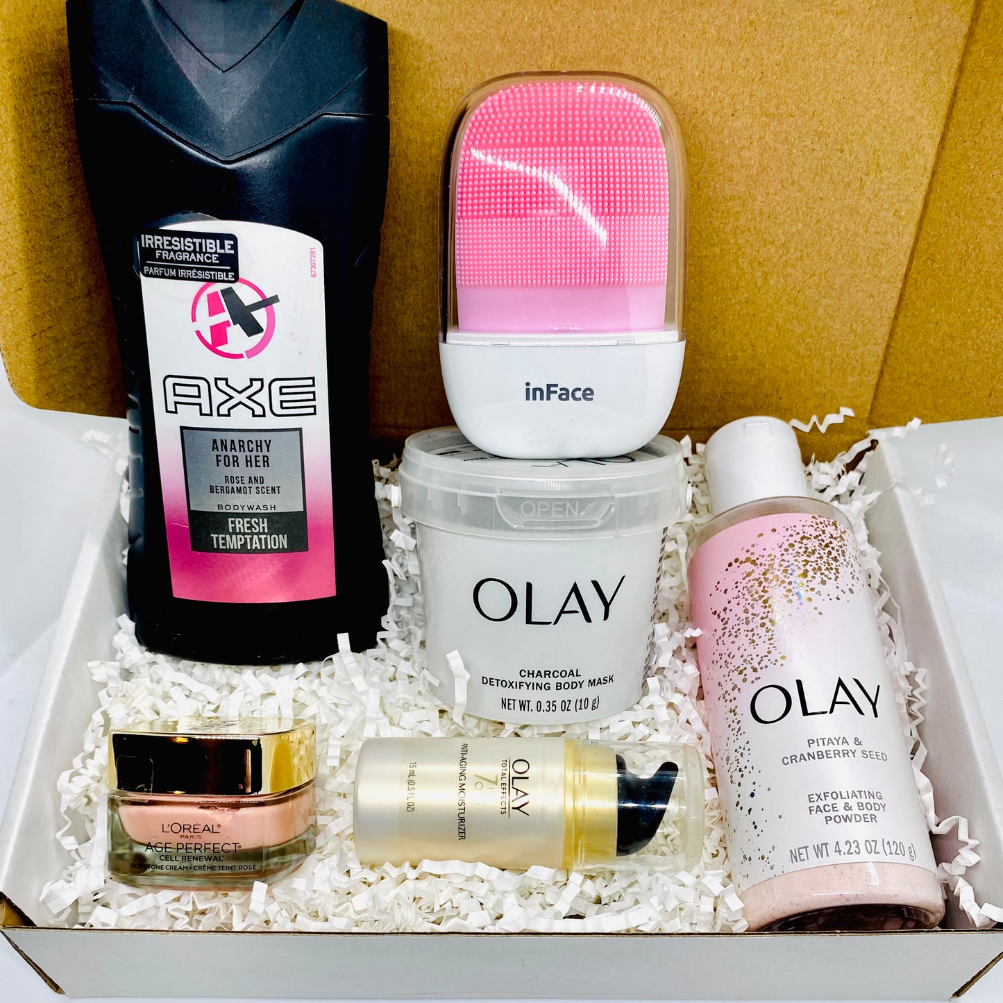 Olay Anarchy ultimate Self-care bundle w/Electric Facial Tool