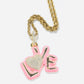 Beautiful Flawless Unisex AAAA Cubic Zirconia “Love” Pendant w/ Matching Necklace | Choice Of Style, Colors, Leng