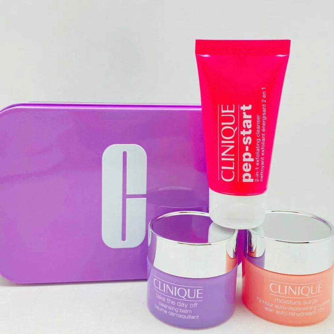 New Clinique Limited Esition Fresh-Faced Glow 4 Piece Set