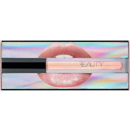 Huda Beauty: Lipgloss in Angelic, volle oder mittlere Größe, seltener Fund, begrenzter Vorrat