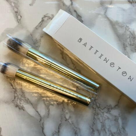Battington Beauty Battington Powder and Contour Brush Set