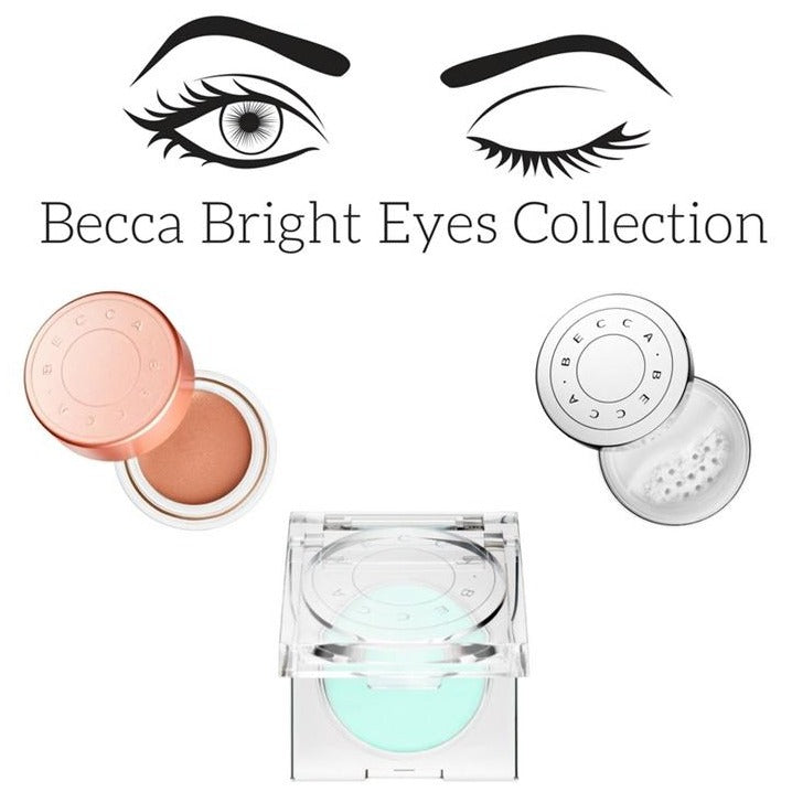 A fan-favorite Undereye Color Corrector awaken 3 piece set that uses reflective light to brighten the look of under-eye circles, Baggage & puffiness. BECCA’s most-loved color corrector, settingf powder & primer to give you the ultimate corrector. erase 10 years with this 3 piece set.. You have the option to purchase one of the items or all 3 piece to make the ultimate set. Get the complete 3 piece set and erase 10 years & save money just like that. This set is very limited