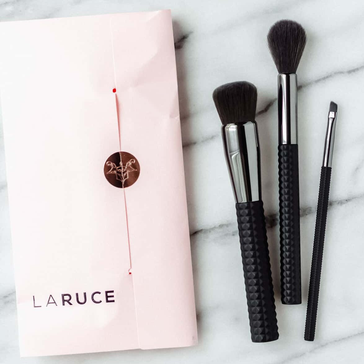 laruce 3 piece professional makeup brush set