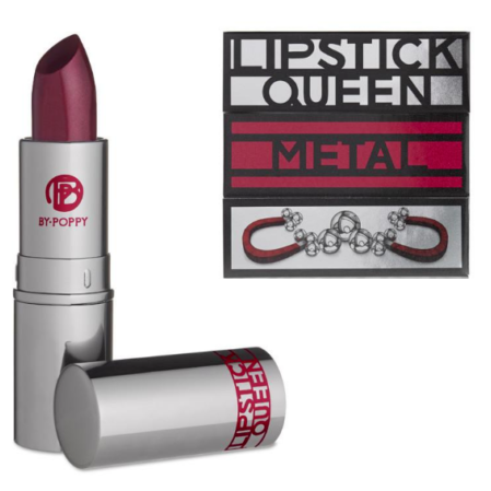 lipstick queen metal collection lipstick in the color noire metal by poppy