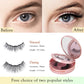 GlamaLash 3D Magnetic Eyeliner and EyeLash Kit Features (2 Pairs) Faux Mink Lashes