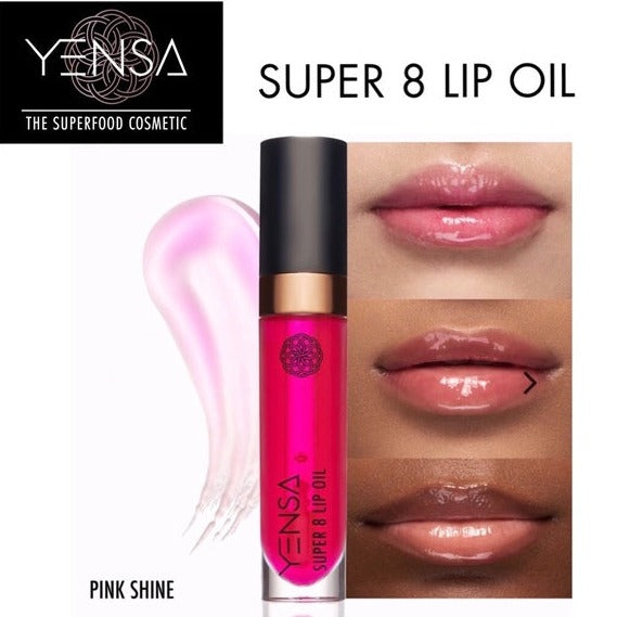 Yensa Super 8 Modern Lip Oil In The Color Pink Shine
