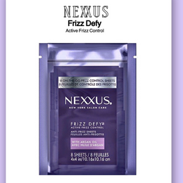 Nexxus Frizz Defy Active Frizz Control Anti Frizz Sheets w/ Argan Oil