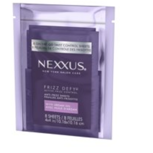 Nexxus Frizz Defy Active Frizz Control Hojas anti-frizz con aceite de argán