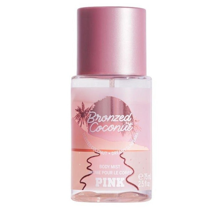 Victoria Secret Pink Bronzed Coconut Scented Mist and Lotion Set (2PC) -  8.4 fl oz & 8 fl oz 