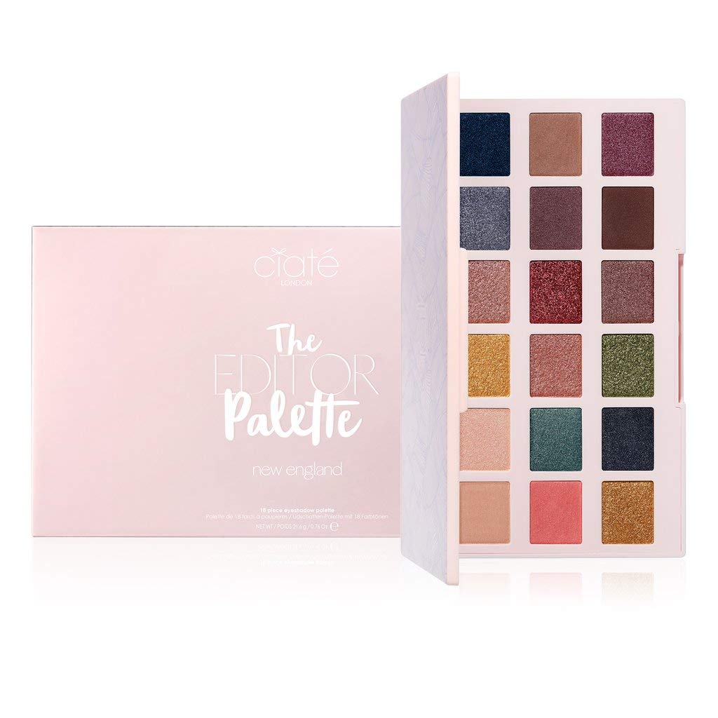 18 color ciate` the editor eyeshadow palette