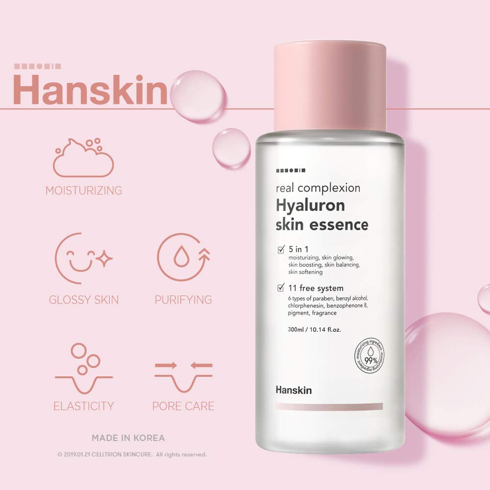Esencia para la piel hialurónica 5 en 1 Hanskin Real Complexion 