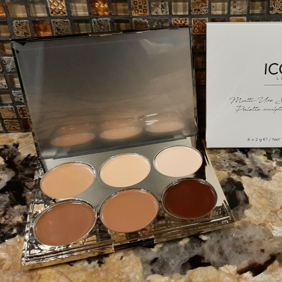 iconic london multi use sculpting palette to contour highlight brighten & conceal