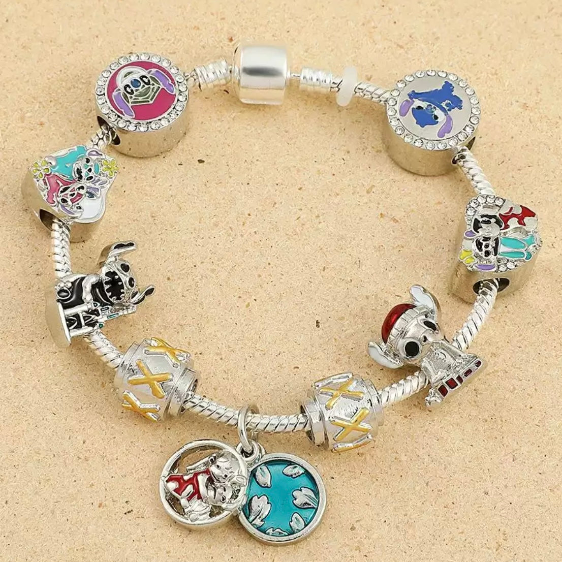 Disney Charm Bracelet Lilo Stitch
